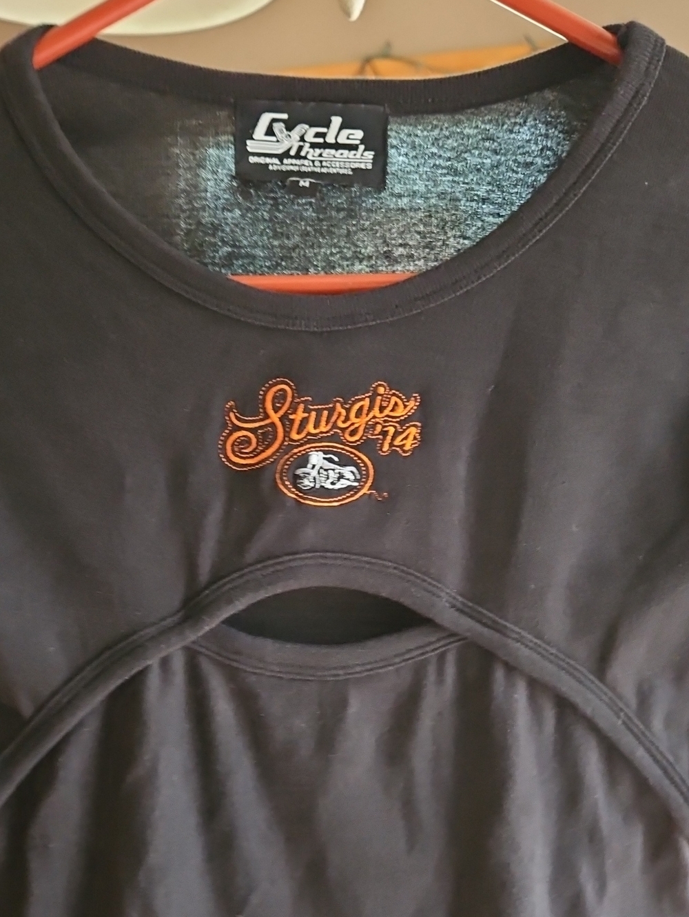 Women's Short Sleeve Sturgis '14 Black Tee